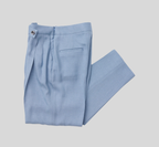 REHMAI Blue Acetate Trousers, view 6 of 6