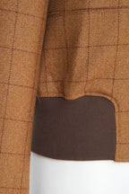 REHMAI Coffee Check Wool Jacket, view 5 of 6