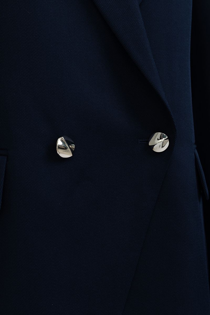 REHMAI Navy Wool Jacket, view 5 of 5