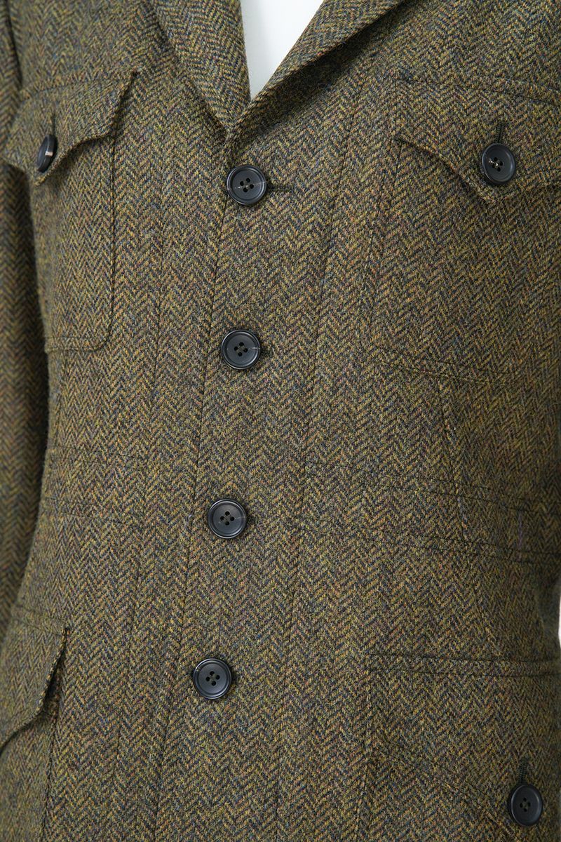 REHMAI Green Stripe Wool Jacket, view 6 of 8
