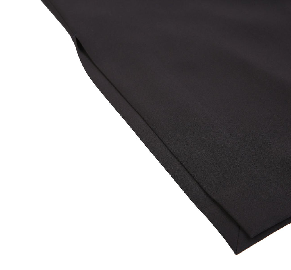 REHMAI Black Acetate Skirt, view 7 of 7