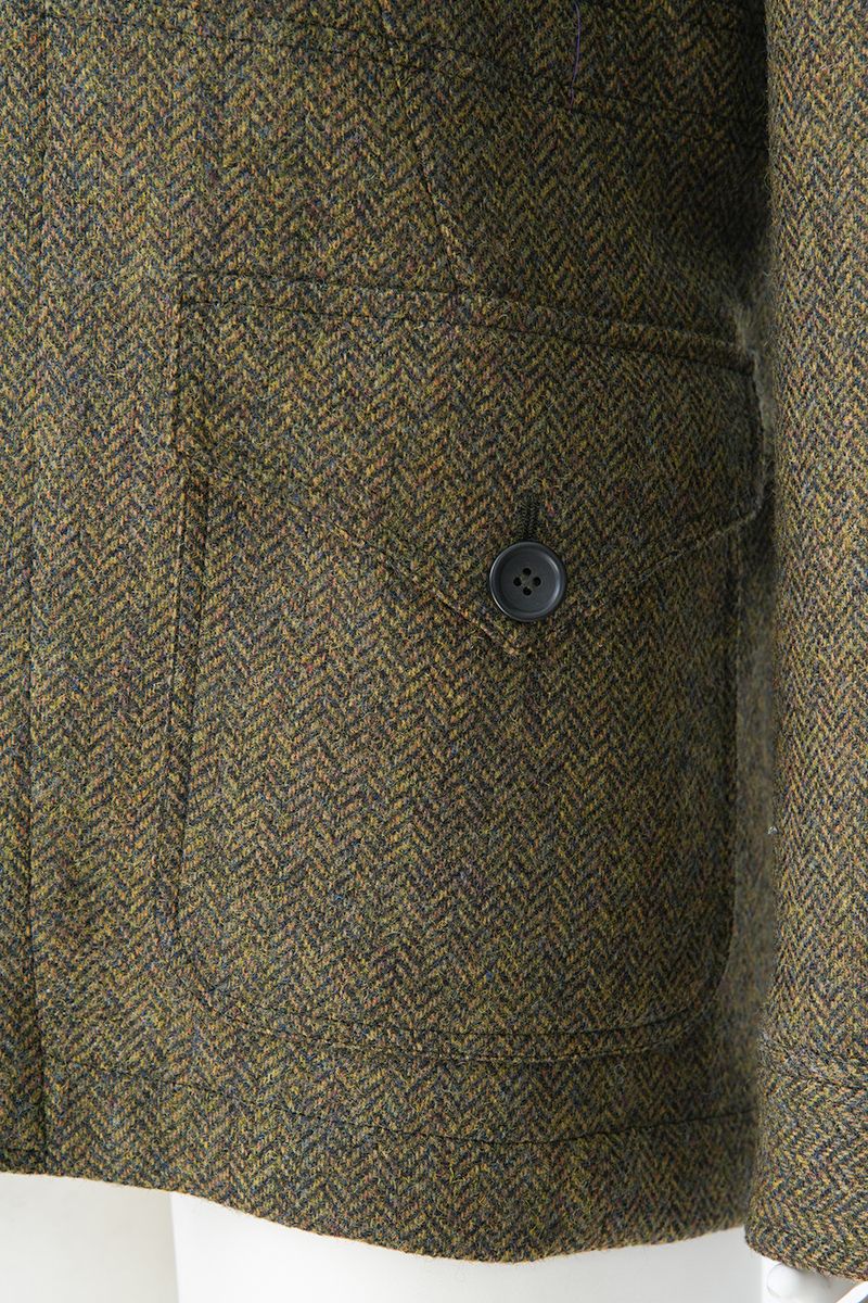 REHMAI Green Stripe Wool Jacket, view 7 of 8