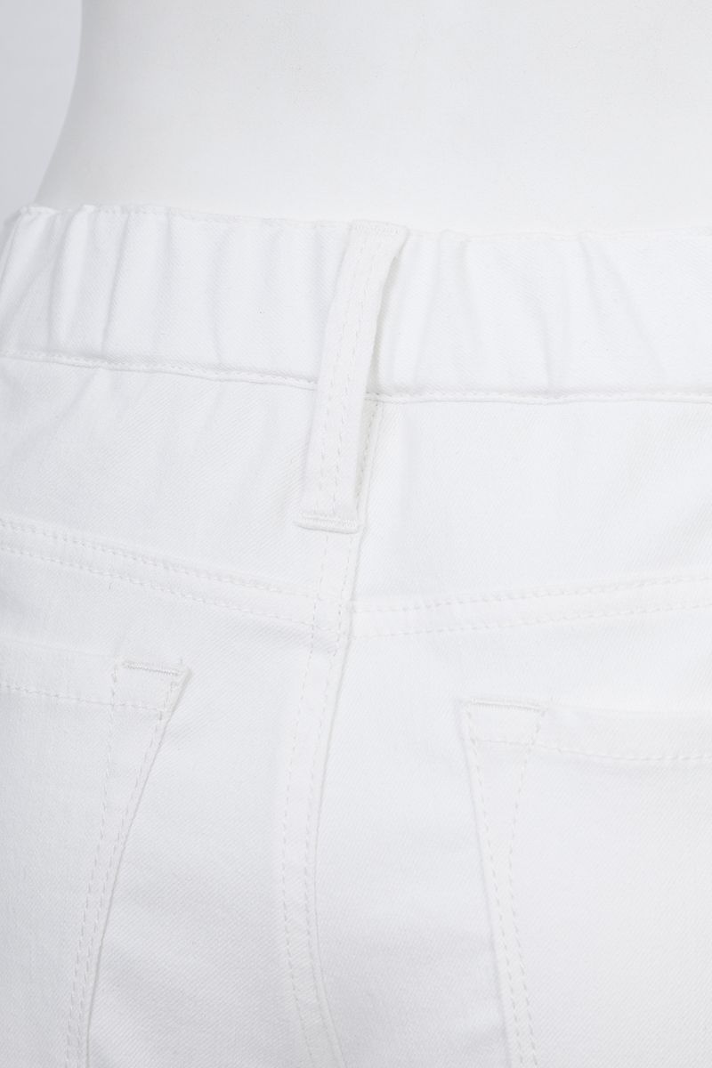 REHMAI White Cotton Trousers, view 7 of 8