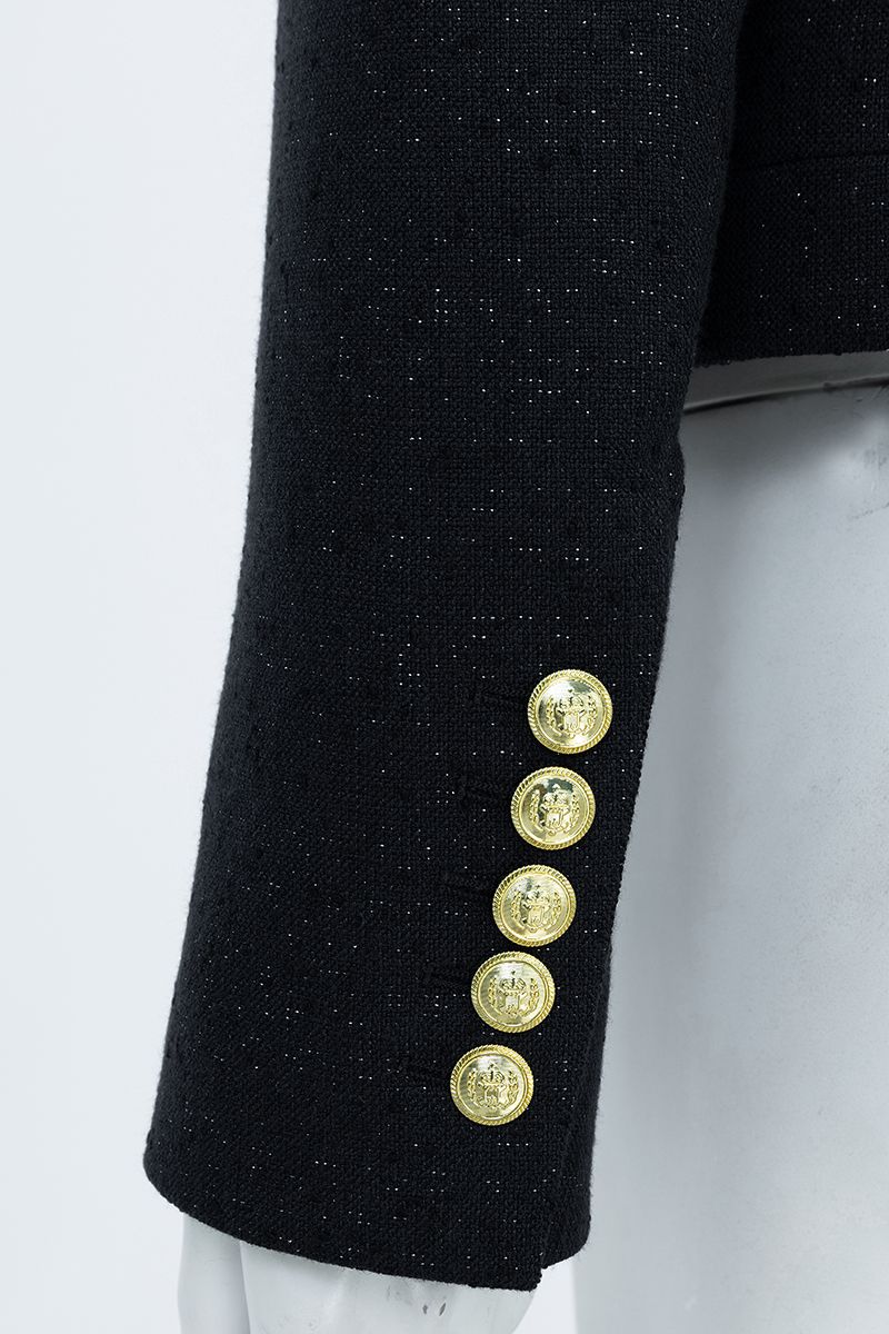 REHMAI Black Polyester Jacket, view 6 of 6