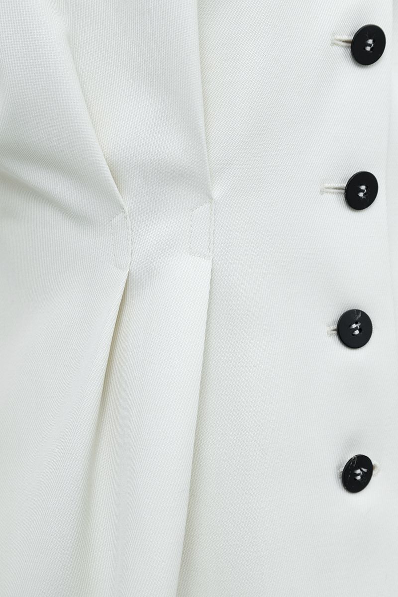 REHMAI White Wool Jacket, view 6 of 6