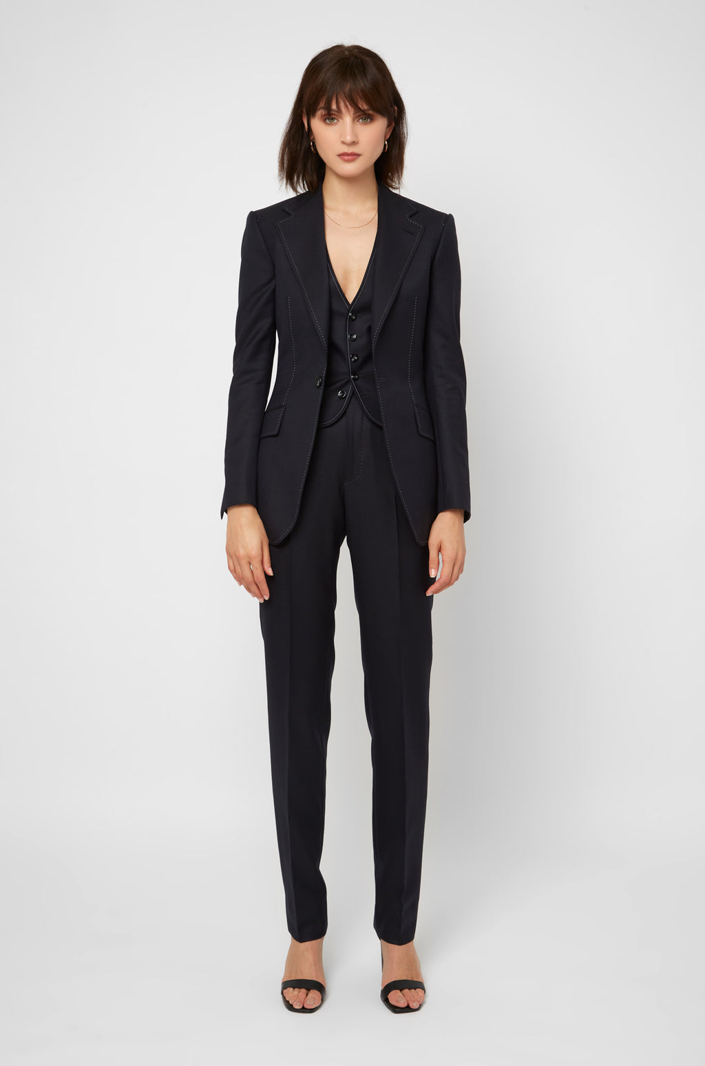 REHMAI All The Hype Navy Trousers, view 3 of 3