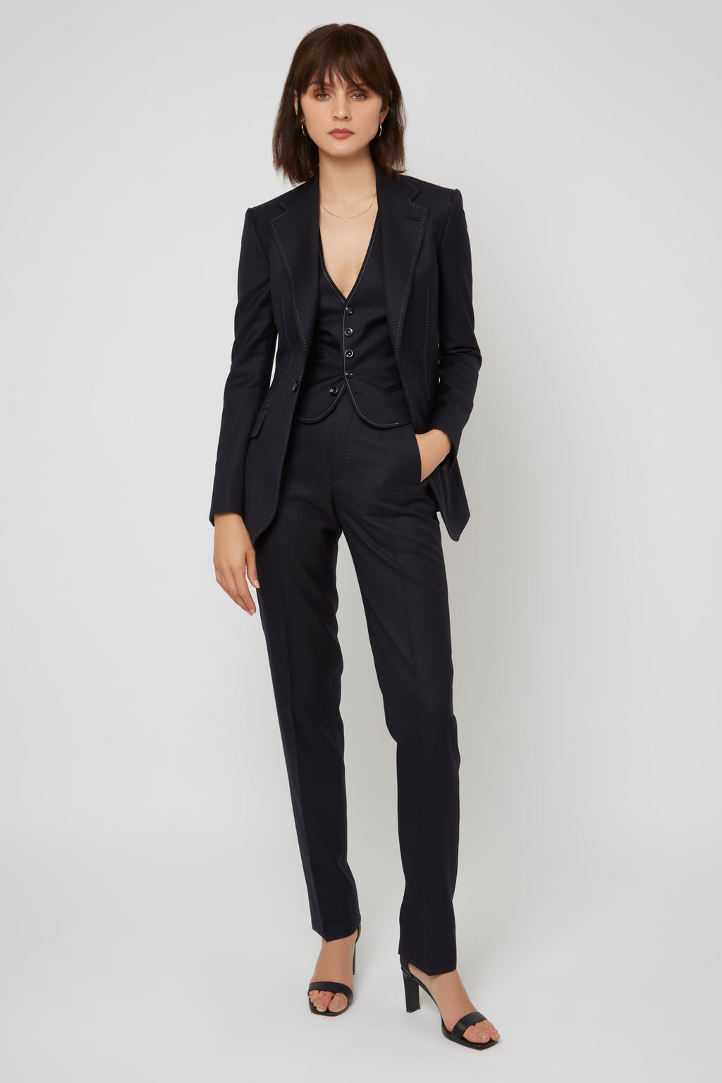 REHMAI All The Hype Navy Suit, view 3 of 3
